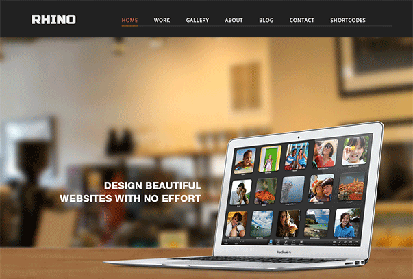 RHINO 35 бесплатных и платных тем WordPress для одностраничных сайтов-визиток