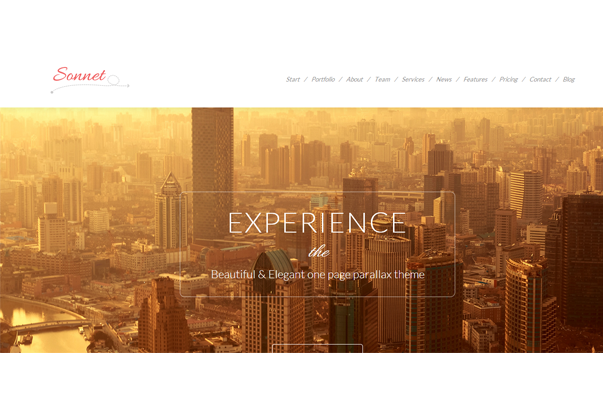 SONNET 35 бесплатных и платных тем WordPress для одностраничных сайтов-визиток