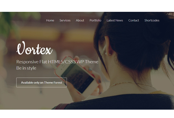 VORTEX 35 бесплатных и платных тем WordPress для одностраничных сайтов-визиток