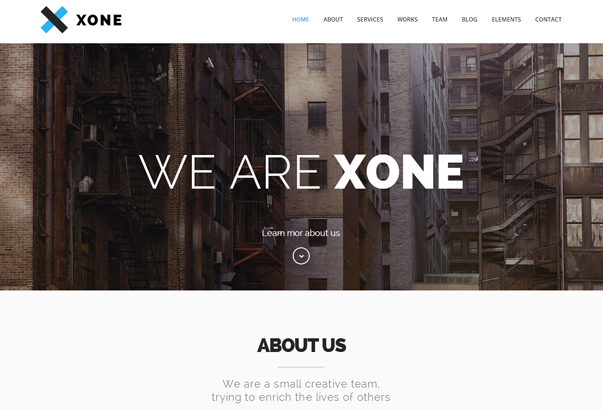 XONE 35 бесплатных и платных тем WordPress для одностраничных сайтов-визиток