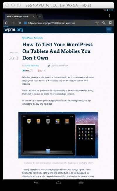 Как тестировать WordPress на планшетах и смартфонах, которых у вас нет?