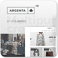 Argenta — креативная многоцелевая тема WordPress для решения любых задач