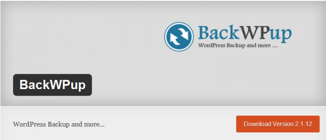 BackWPup — продвинутое решение для бэкапа вашего WordPress сайта