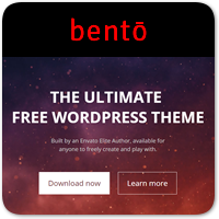 Bento — универсальная бесплатная тема WordPress с премиум возможностями