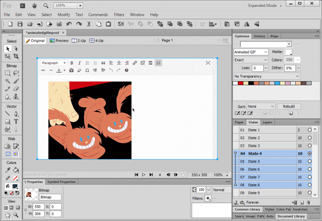 Как добавить картинку с анимацией (Animated GIF) в запись на WordPress