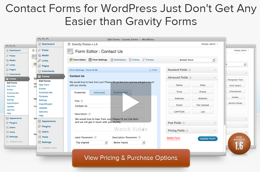 Плагин форм wordpress. Контактная форма для wordpress. gravity forms wordpress. как использовать form. wordpress 1.0.