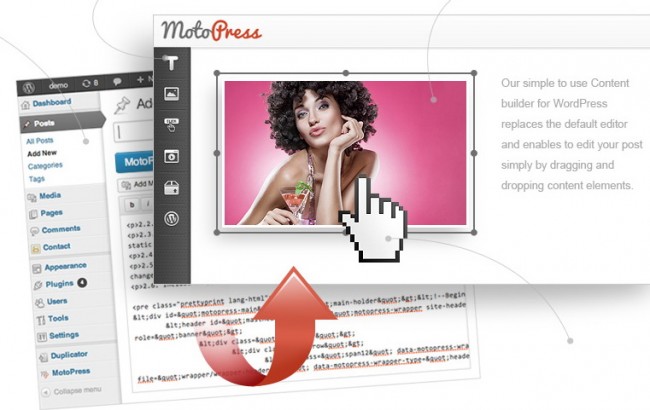 MotoPress — drag&drop плагин WordPress для управления контентом