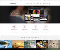 Impreza — новая многозадачная премиум тема на WordPress для сайта портфолио