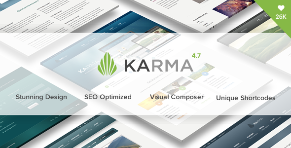 Karma — адаптивна преміум тема для WordPress із Топ-10 на ThemeForest