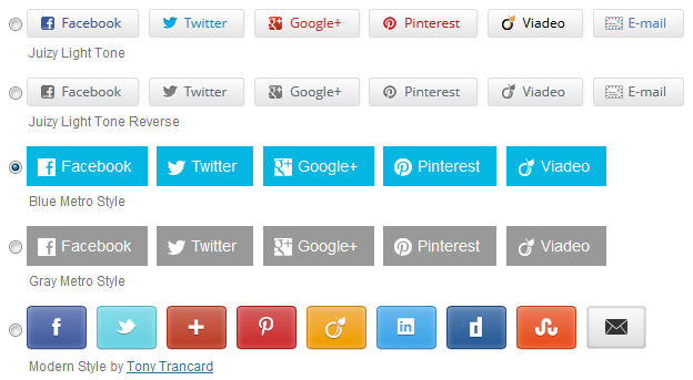 Додаємо до WordPress соціальні кнопки у стилі Windows Metro UI