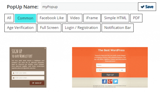 PopUp by Supsystic: плагін WordPress для залучення Email-передплатників