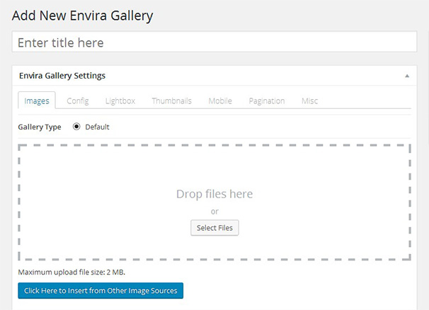 Обзор Envira Gallery — бесплатный плагин для создания галерей в WordPress