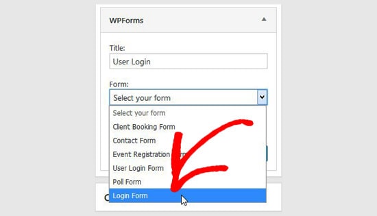 Як додати форму входу в бічну панель WordPress