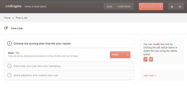 JobEngine — новая тема для WordPress-сайта по трудоустройству