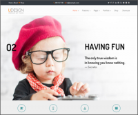 uDesign – адаптивна преміум тема WordPress з динамічним контентом