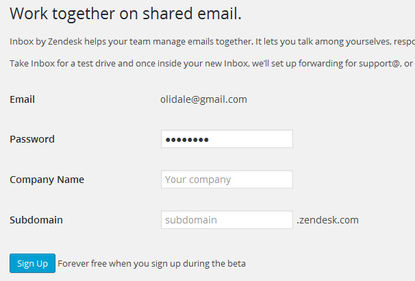 Zendesk Inbox — бесплатный сервис для коллективной работы с Email